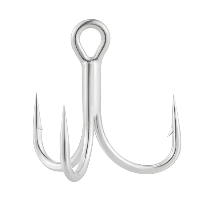 Dr.Fish 30-Pack High-Strength 4X Treble Hooks – Sizes #8 To #3/0 1