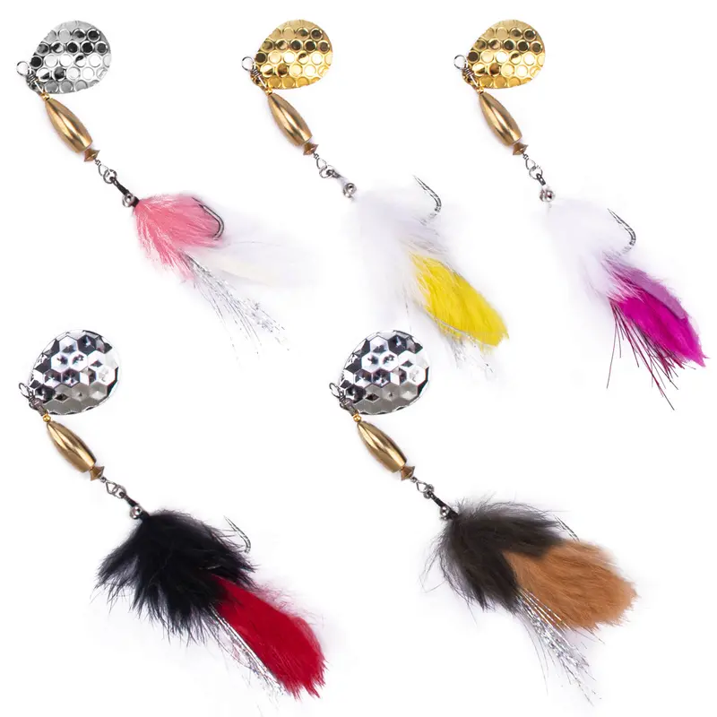 Dr.Fish 5-Piece Bunny Streamer Spinner Lure Kit For Trout And Panfish 1