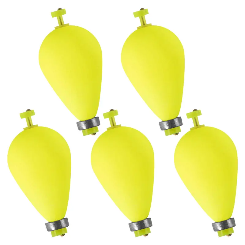 Dr.Fish 5-Piece Snap-On Weighted Bobber Floats For Enhanced Casting Control 1