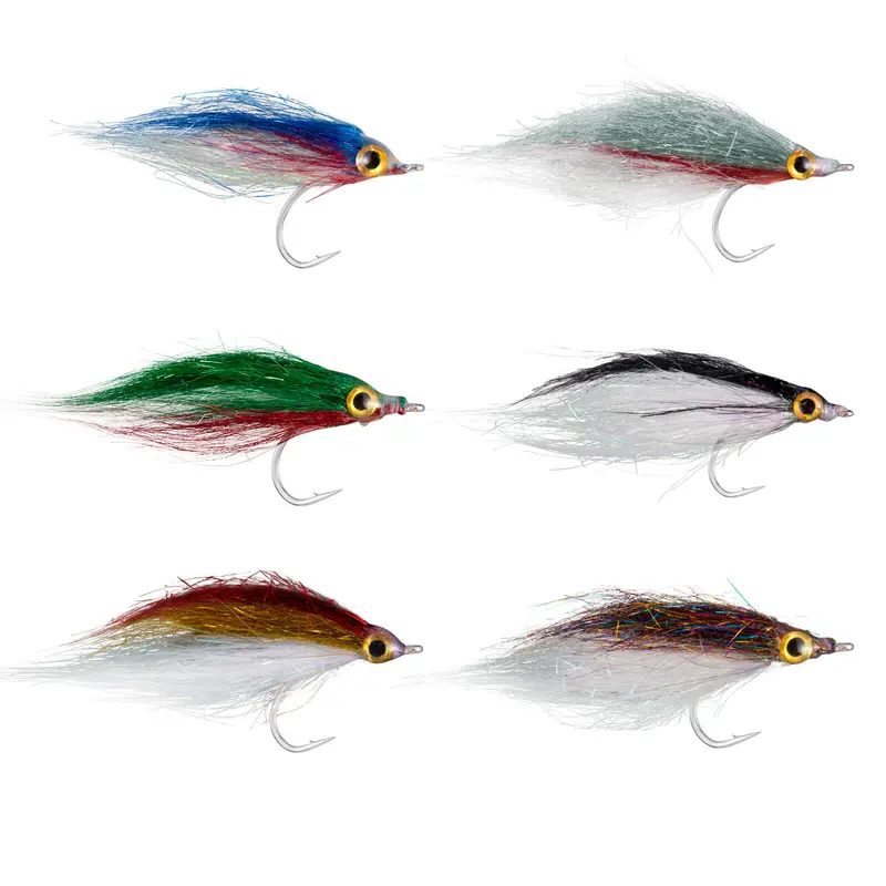 Dr.Fish 6-Piece Wounded Minnow Ice Fly Dubbing Kit For Cold-Water Presentation 1