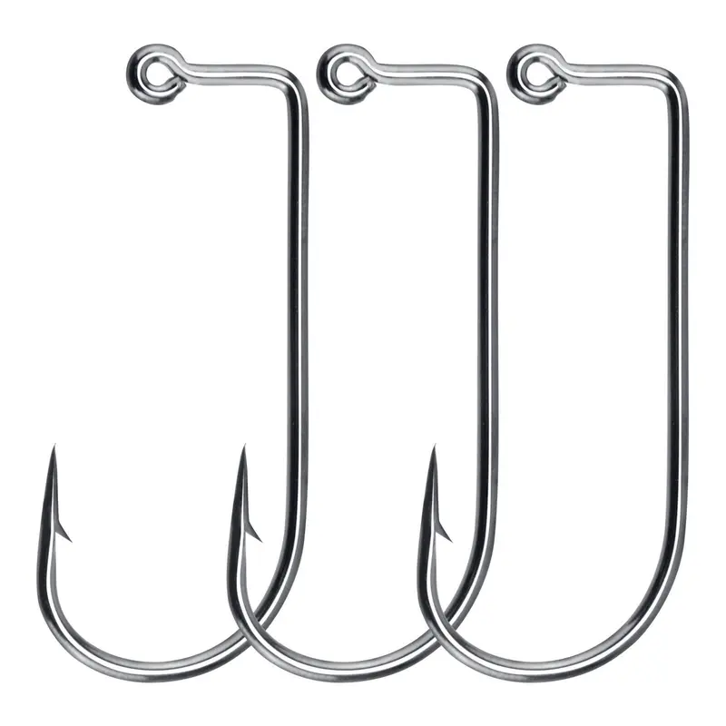 Dr.Fish 90-Degree Aberdeen Jig Hooks – 100-Pack, #10 To #5/0 Sizes 1