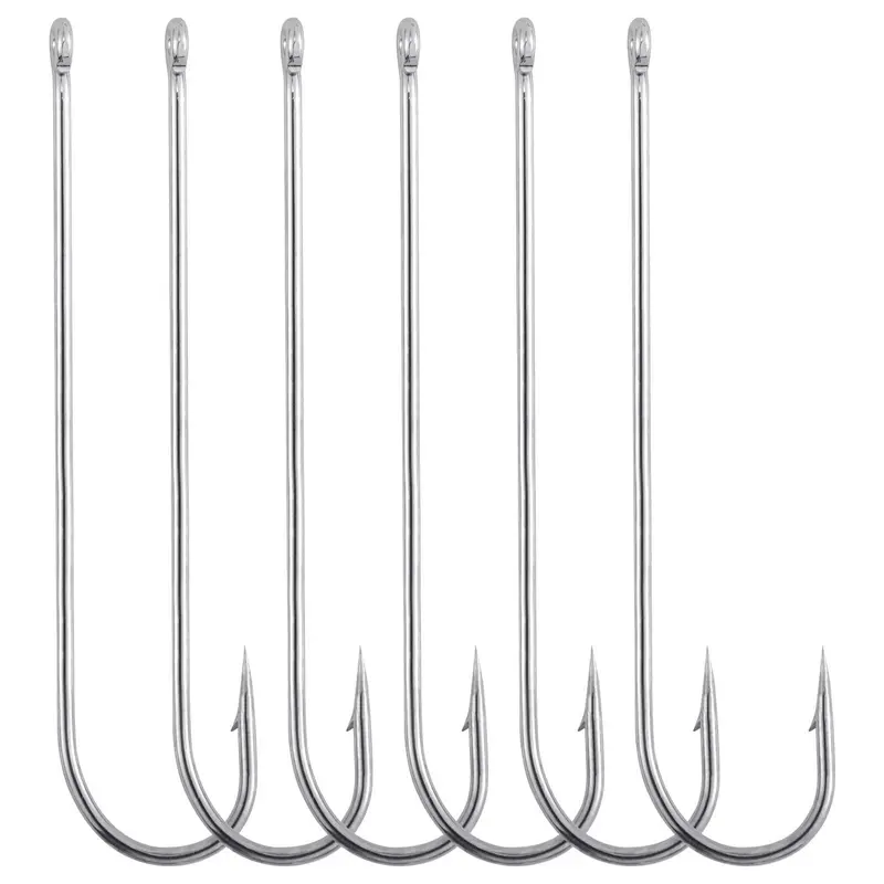 Dr.Fish Aberdeen Hook Assortment — 100-Piece Offset Hook Set (#12 To 3/0) 1