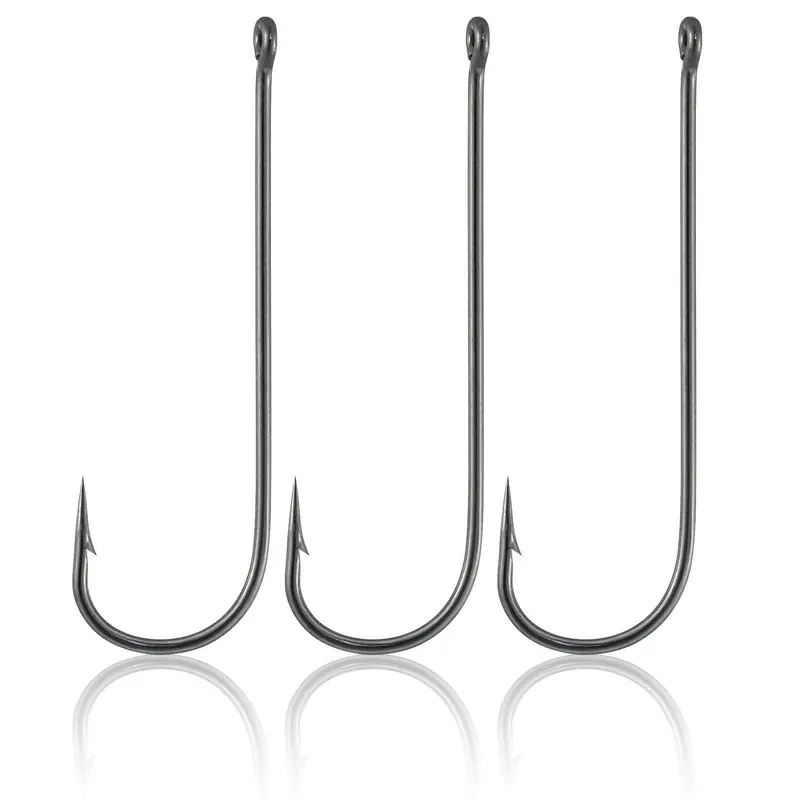 Dr.Fish Aberdeen Hook Assortment – 100 Pieces, Sizes #12 To 2/0