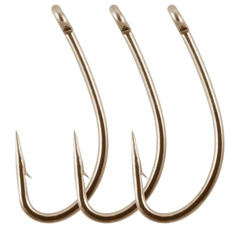 Dr.Fish Assorted Fly Tying Hooks – 100-Pack, Gold & Silver Finish, Sizes #12–#22 1