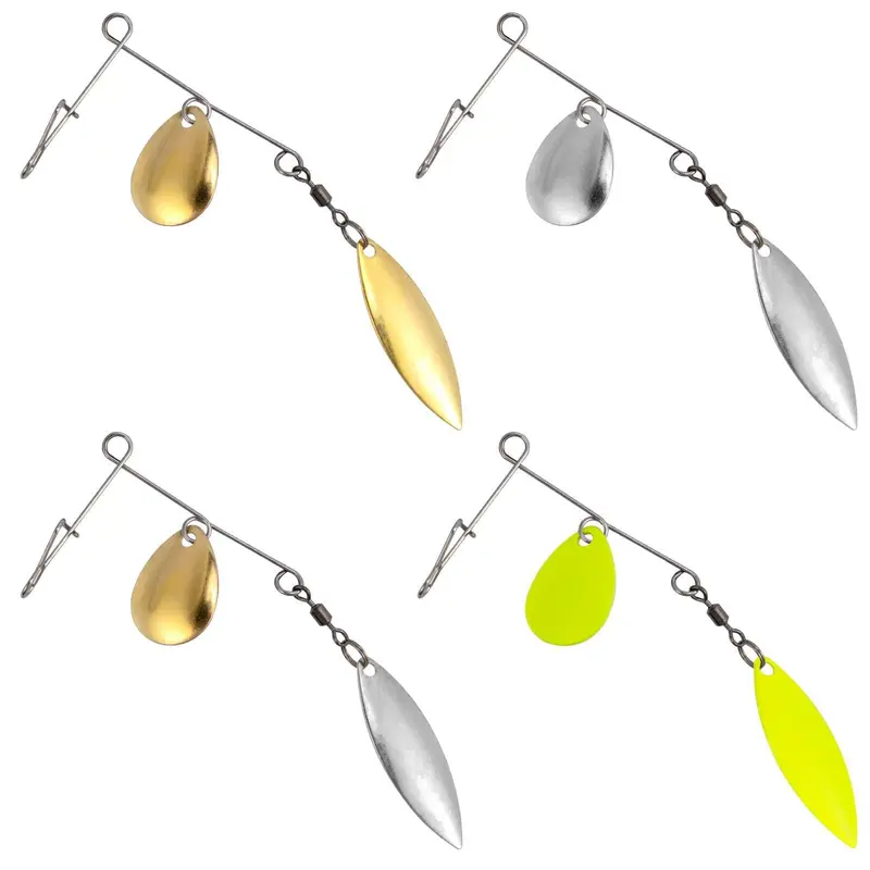 Dr.Fish Double-Blade Spinnerbait Arms – 10-Pack For Custom Lure Assembly 1