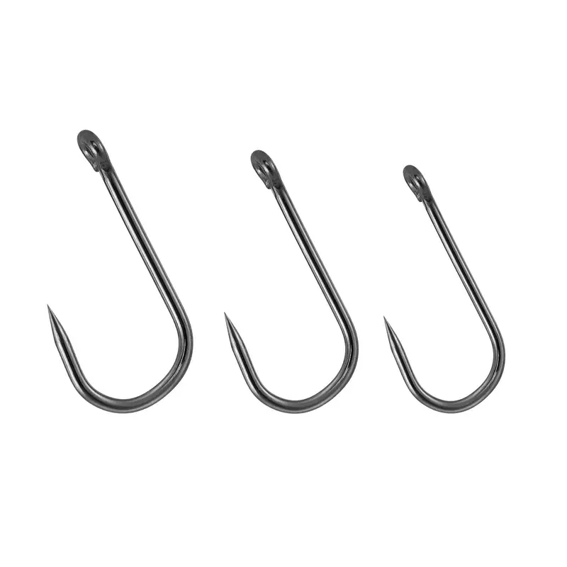Dr.Fish Eyed Barbless Fishing Hooks – 50-Piece Safe & Easy-Release Hook Pack 1