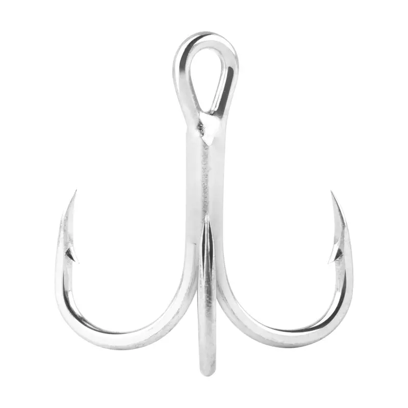 Dr.Fish Hybrid Treble Hooks – 30-Pack, 2X Strength (#14 To #3/0) 1