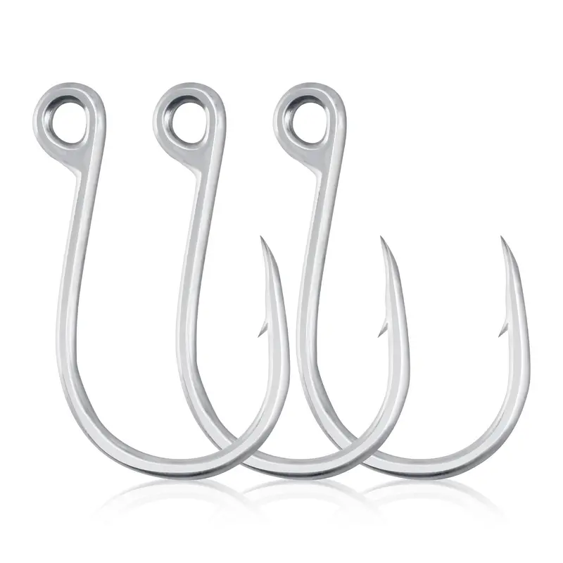 Dr.Fish Inline Single Hook Pack – 10 Pcs, General-Purpose Design 1
