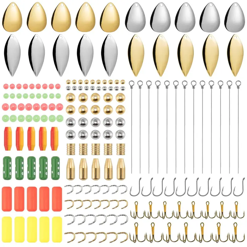 Dr.Fish Inline Spinner Maker Kit – 200-Piece Precision Tackle Collection 1