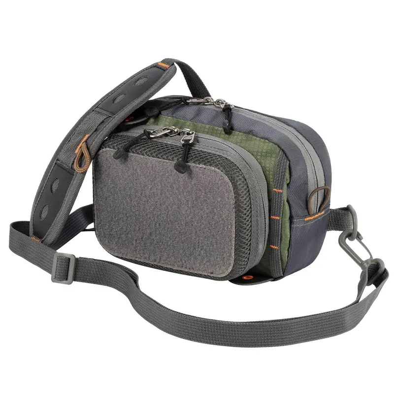 Dr.Fish Nylon Chest-Mount Fly Fishing Gear Bag 1