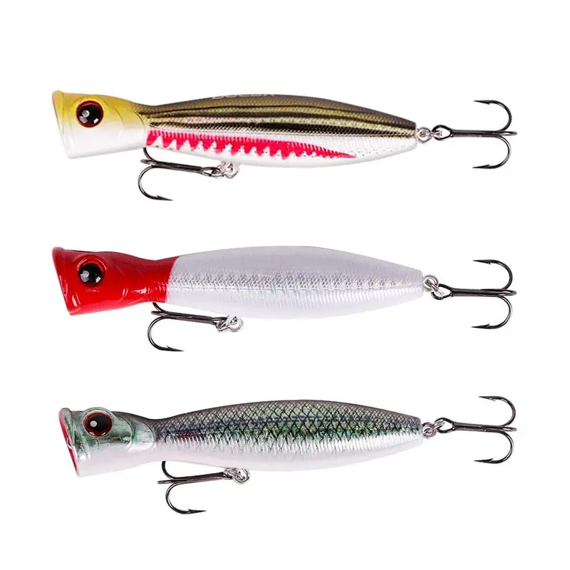 Dr.Fish Plastic Surface Popper Lure – 3.94 Inch, 0.6 Oz 1