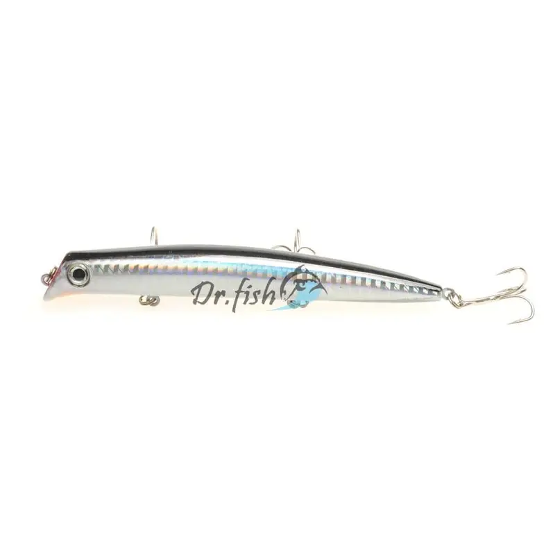 Dr.Fish Topwater Hard Bait Lure – Single-Piece Surface Fishing Plug 1