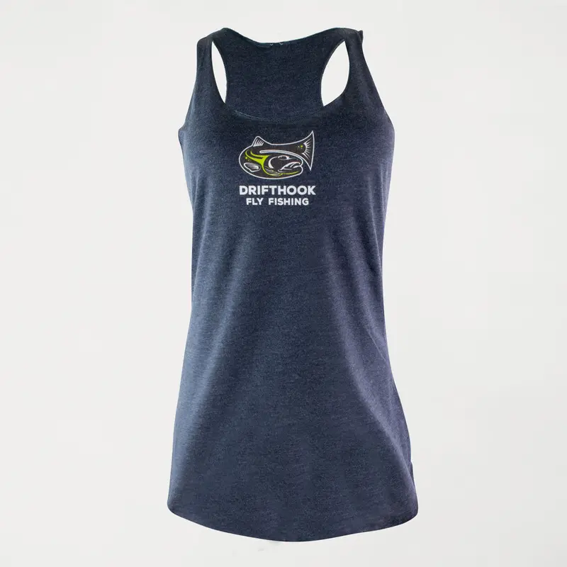 Drifthook Vintage Navy Women’S Racerback Tank Top 1