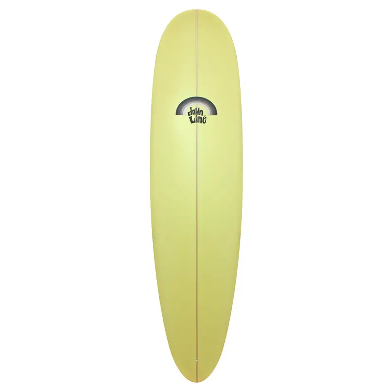 Dtl Surf Co. Magic Carpet Soft-Top Surfboard – Yellow Spray Design 1