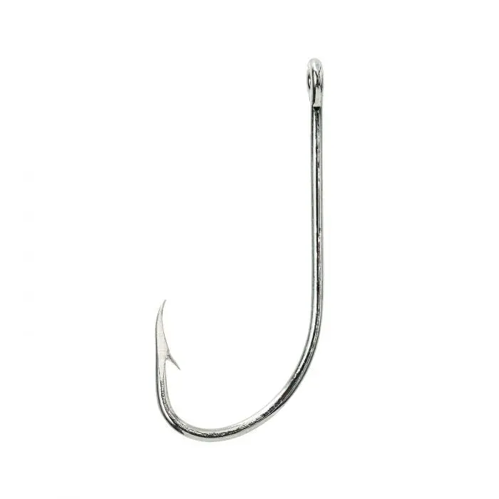 Eagle Claw 085A Plain Shank Nickel Hook For Light Tackle 1