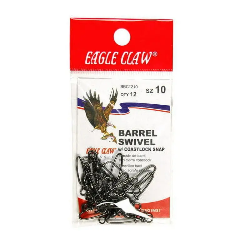 Eagle Claw Corrosion-Resistant Barrel Swivels 1