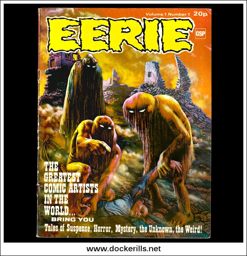 'Eerie' #1 (1972) – Gsp British Reprint Horror Comic 1