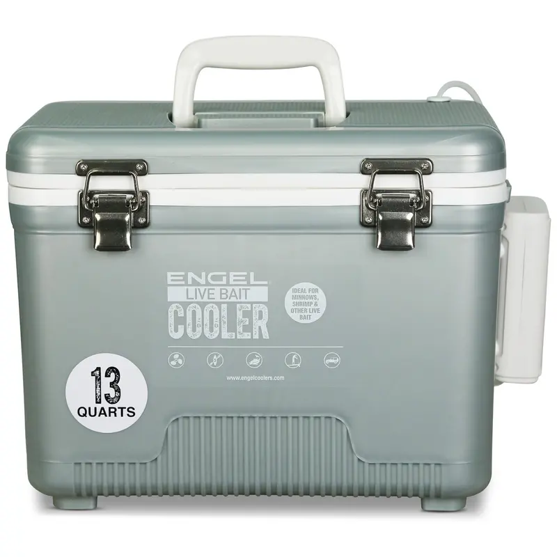 Engel 13-Quart Live Bait Pro Cooler – Compact Insulated Tackle Box 1