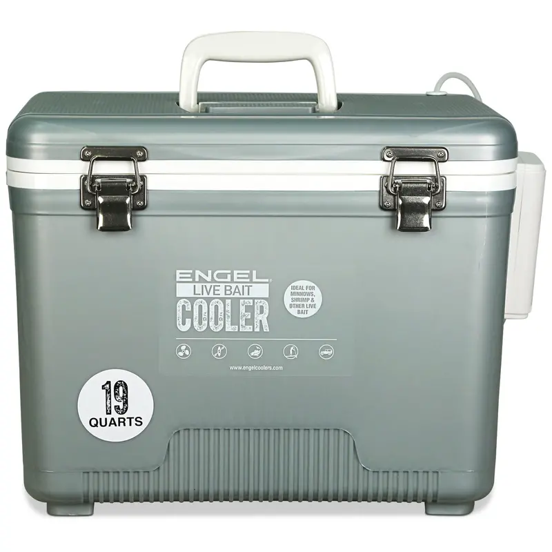 Engel 19-Quart Live Bait Pro Cooler – Dual-Lid Design 1