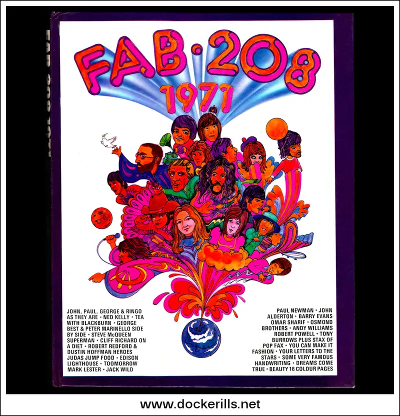 Fab 208 Annual 1971 – Iconic Uk Pop Music Yearbook 1