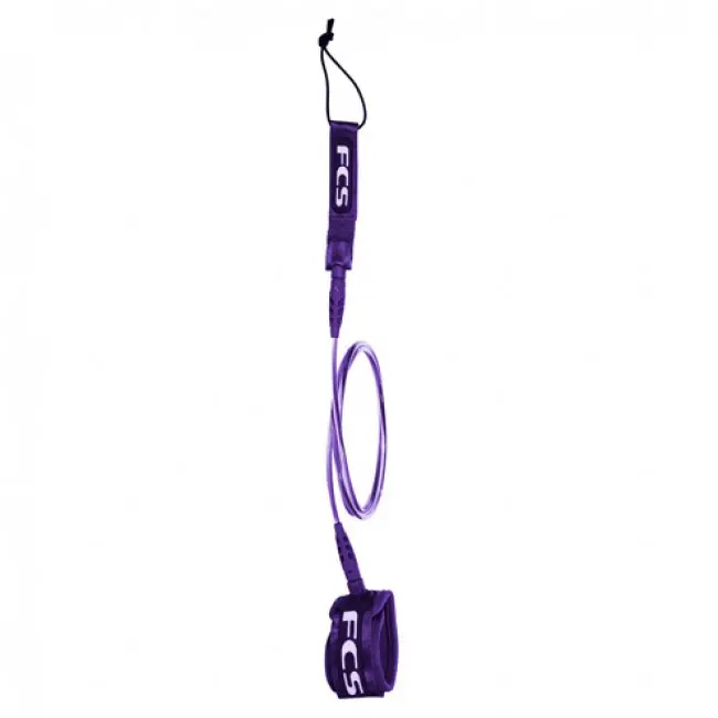 Fcs 7-Foot Surfboard Leash In Purple 1