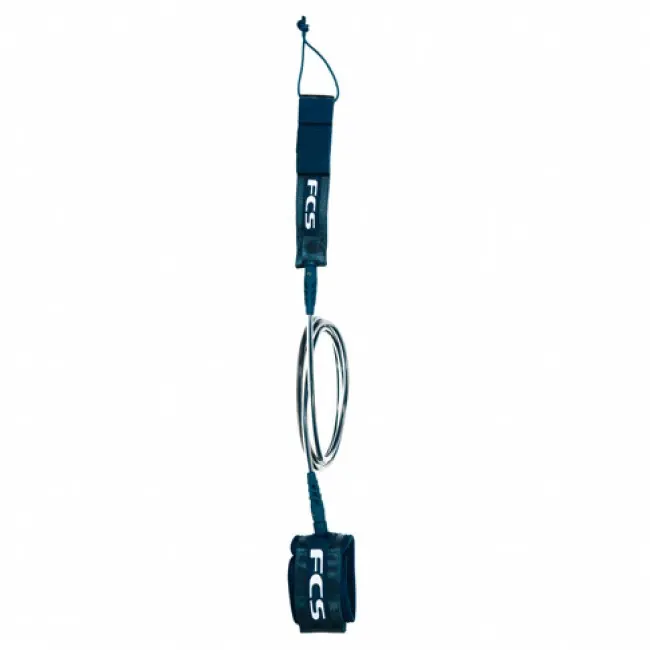Fcs 8-Foot Surfboard Leash In Slate Gray 1