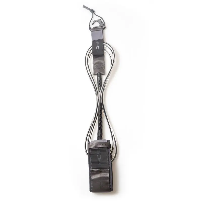 Fcs 9-Foot Regular Calf Surf Leash – Charcoal 1