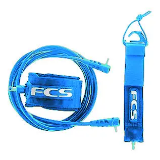 Fcs 9Ft Regular Leash – Teal Coaxial Rope, Reliable Strength 1