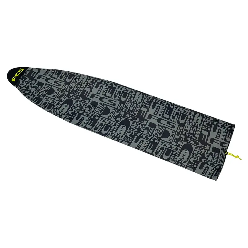 Fcs All-Purpose Stretch Board Sock – Monogram Coal & Lime 1