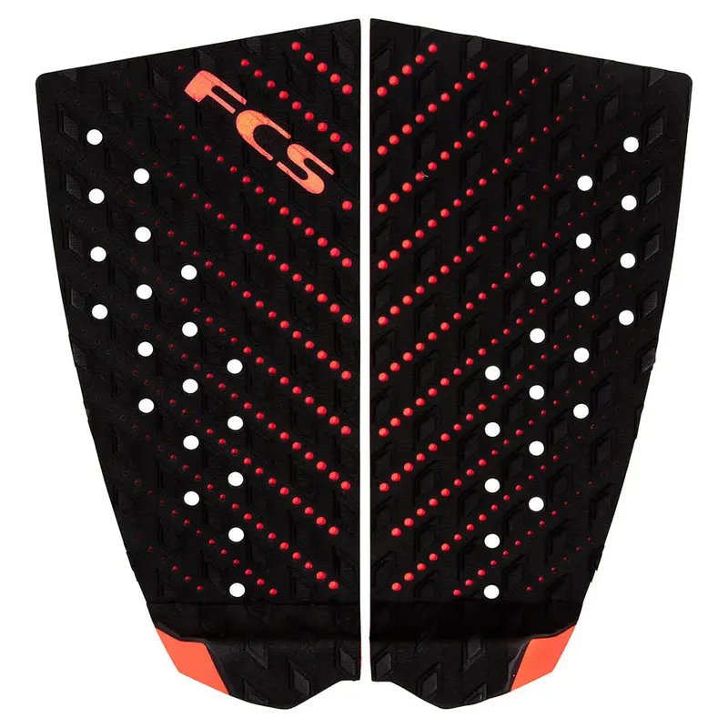 Fcs Essential Series T2 Deck Pad – Black & Blood Red 1