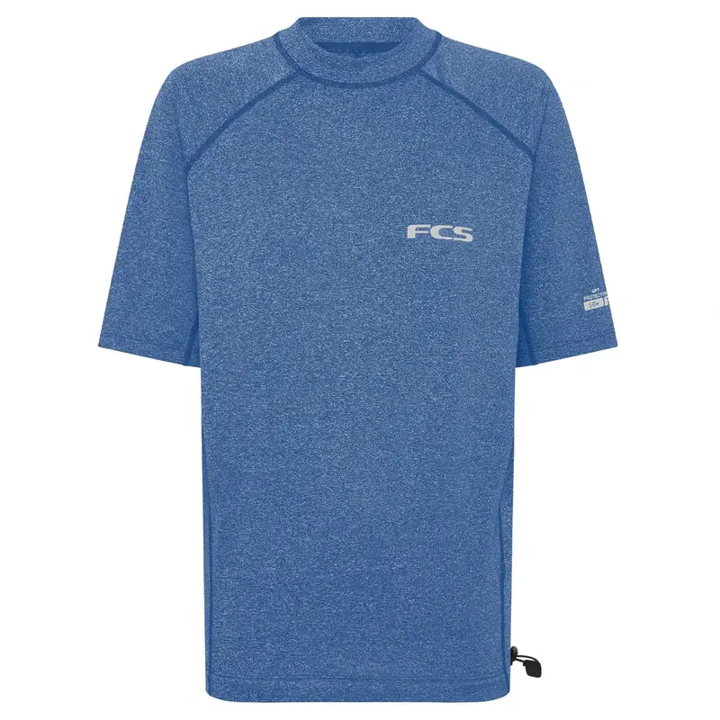 Fcs Essential Short Sleeve Rash Vest – Tranquil Blue 1