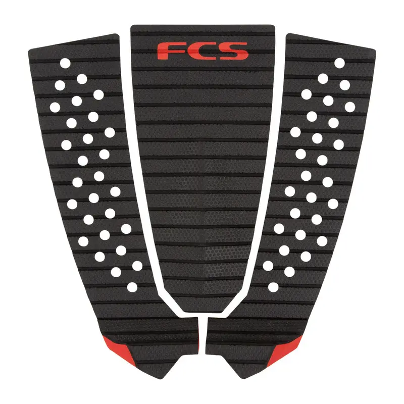 Fcs Filipe Toledo Treadlite Deck Grip – Charcoal & Red 1