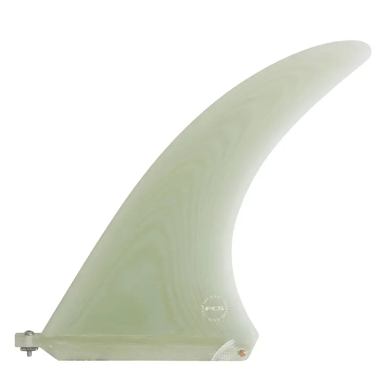 Fcs Flow Screw & Plate Longboard Fin – Clear Design 1