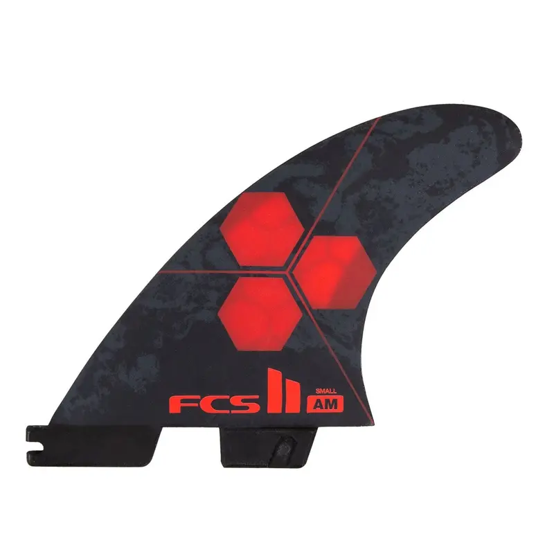 Fcs Ii Am Pc Tri Fin Set – Red, Small 1