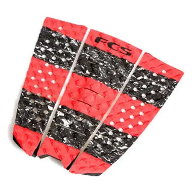 Fcs Jeremy Flores 3-Piece Deck Pad – Red & Black Contrast Design 1
