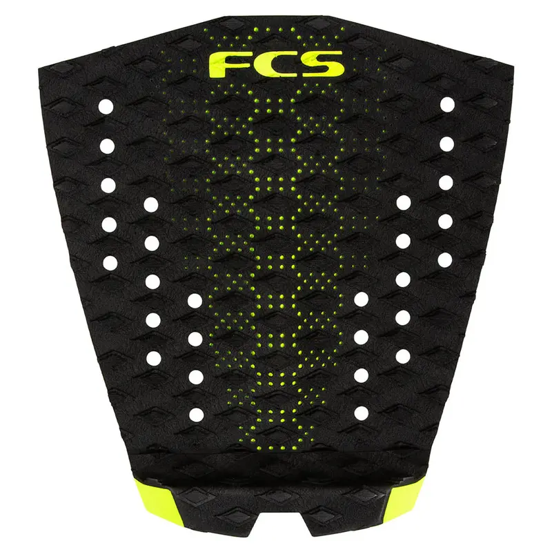 Fcs T1 Deck Pad – Black & Acid Green 1