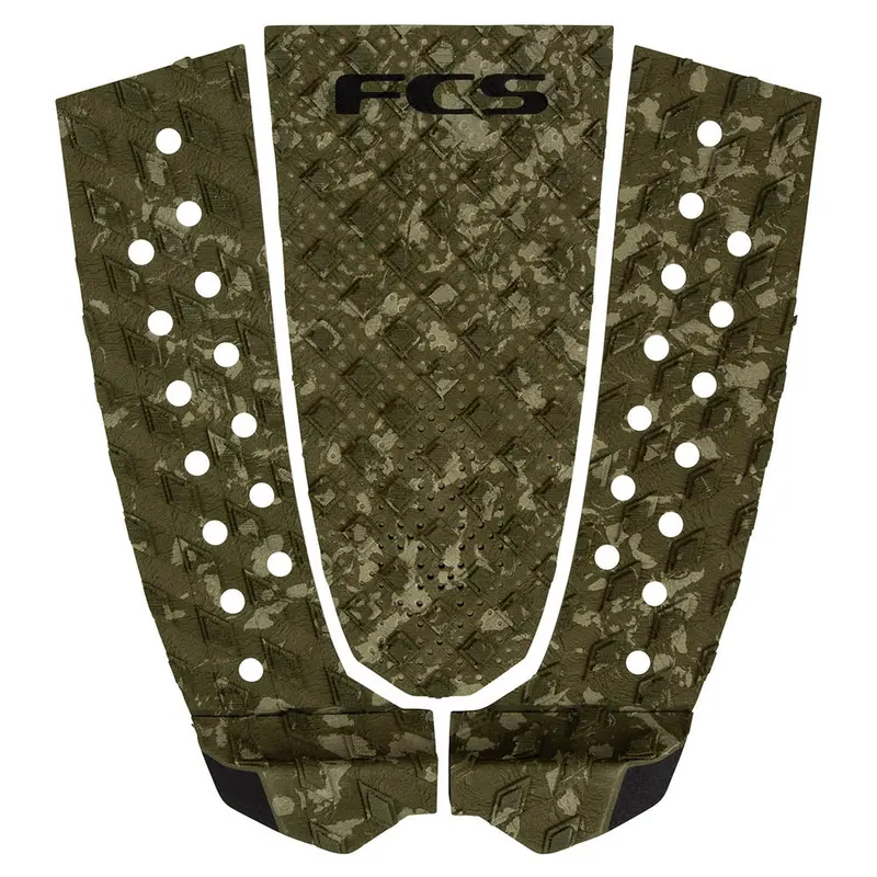 Fcs T3 3-Piece Deck Pad – Olive Fleck With Black Accents 1