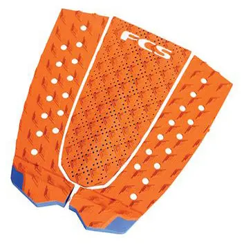 Fcs T3 Deck Pad – Vibrant Orange Surface 1