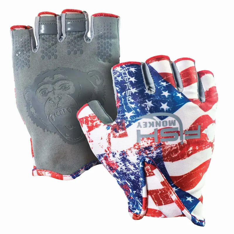 Fish Monkey Stubby Sun Protection Fishing Gloves With Enhanced Grip 1