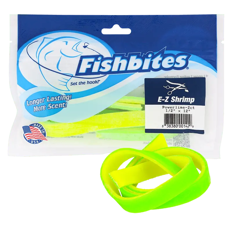 Fishbites Ez Shrimp – Realistic Shrimp-Scented Bait Strips 1