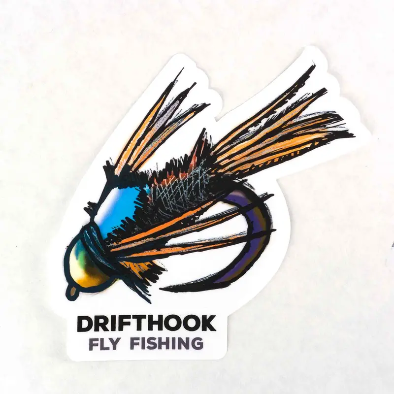 Flashback Technique Fly Fishing Vinyl Decal 1
