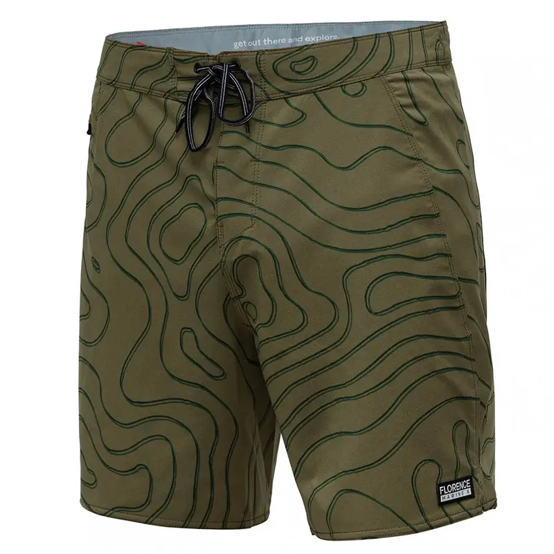 Florence Marine X Burnt Olive Isobar Boardshorts 1