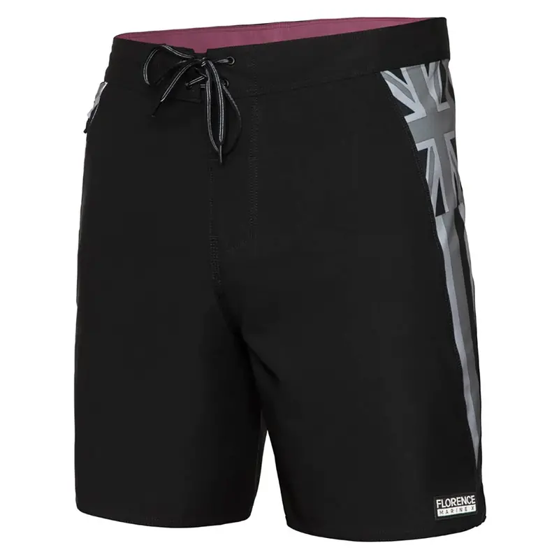 Florence Marine X Pro Hawaii Black Surf Boardshorts 1