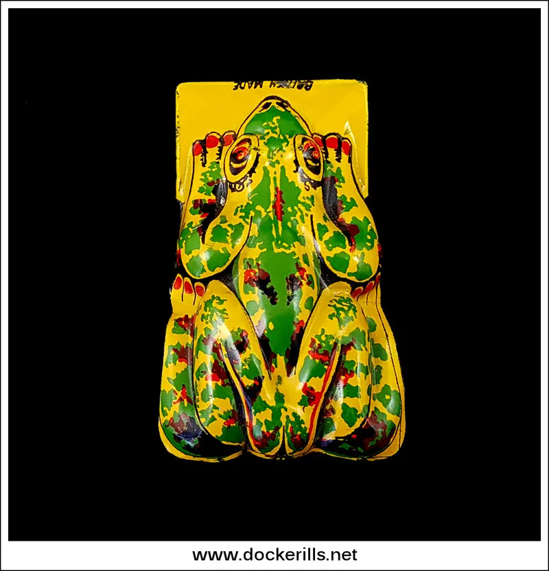 Frog Clicker Tin Toy – British Mechanical Novelty By Glamorgan Toy Products 1