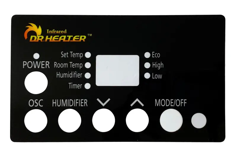 Front Panel Sticker Kit For Dr-998 And Dr-998W Models 1