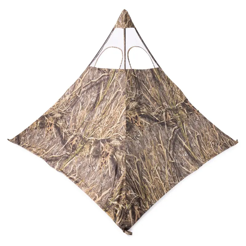 Full-Size Hunting Blind Shelter — Mossy Oak Habitat Camo 1