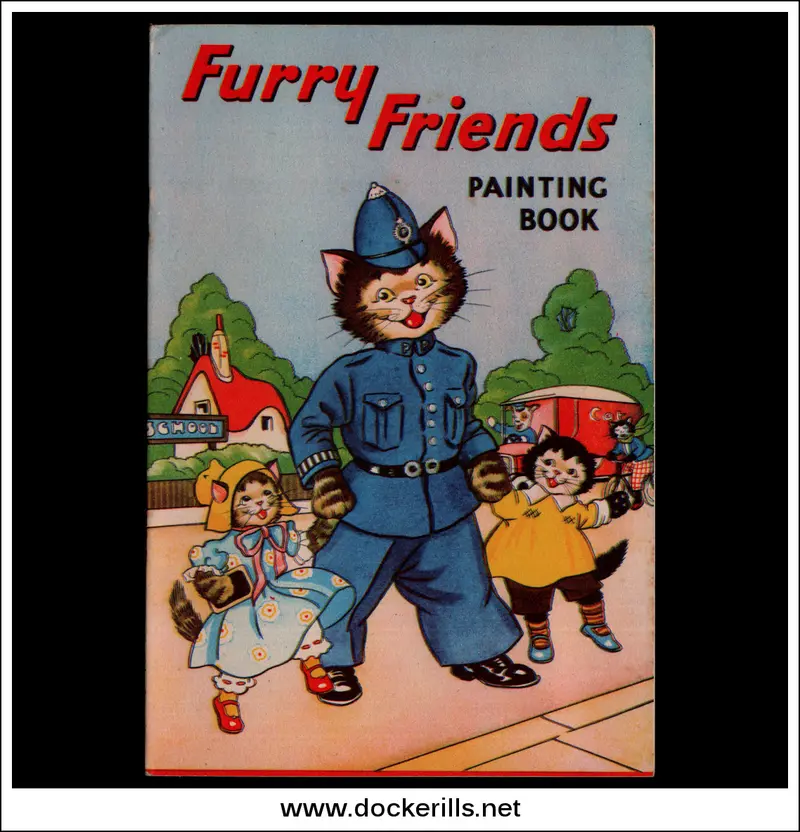 Furry Friends Illustrated Painting Book — Juvenile Productions Ltd. (No. 1016) 1