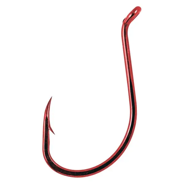 Gamakatsu Octopus Hook – Red Finish, Fine-Wire Hook For Live Or Soft Baits 1