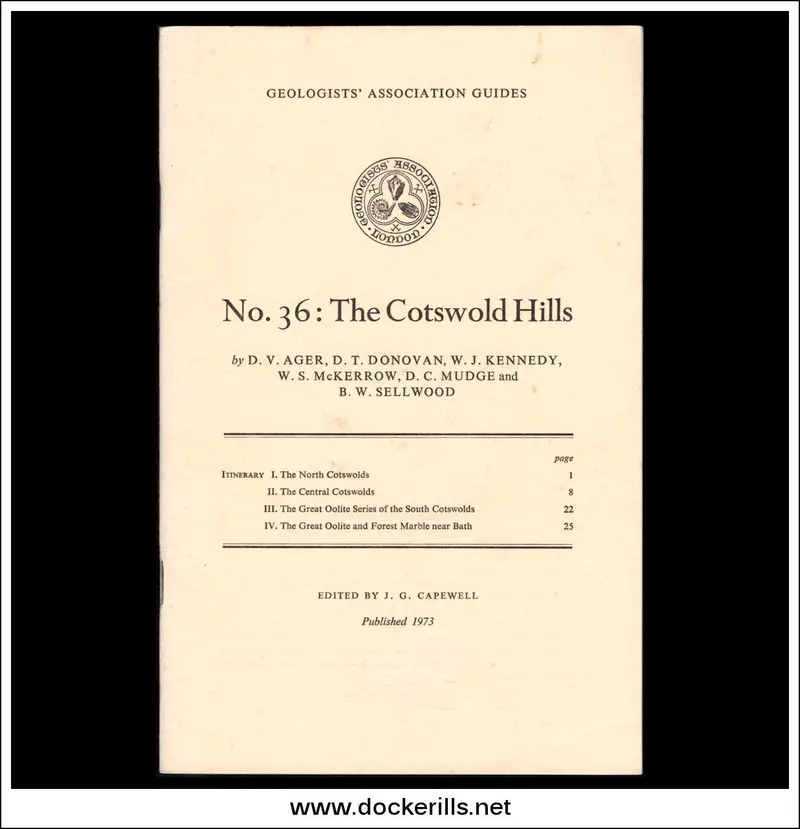 Geologists’ Association Handbook No. 36: Geological Landscape Of The Cotswolds — D.V. Ager Et Al. 1