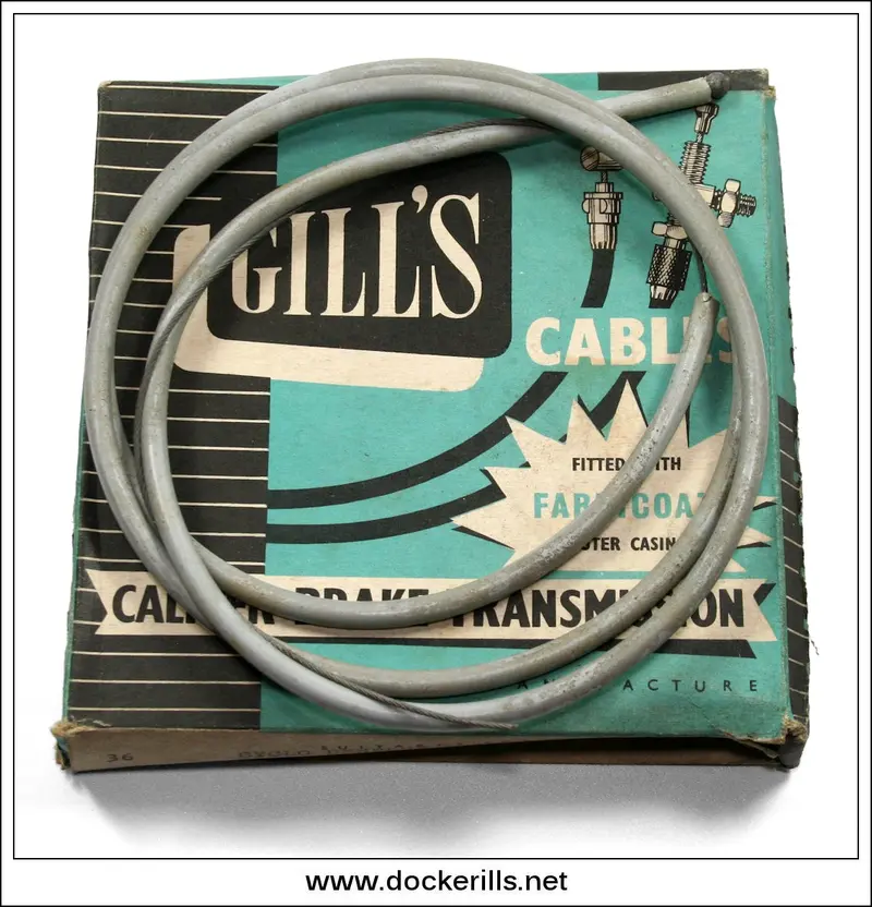 Gill'S 36 Bicycle Gear Cable – Cyclo Benelux Down-Tube Shifter Kit (Silver) 1